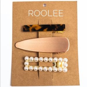 ✨NEW✨ ROOLEE Hair Clip Set (“Deb” hair clips)